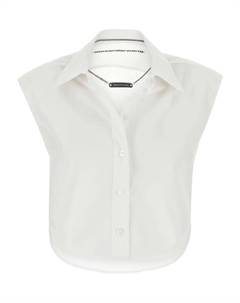 Поплиновая рубашка без рукавов, нейтральный Alexander wang