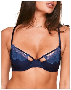 Andy Женский бюстгальтер Demi без косточек, синий Adore me