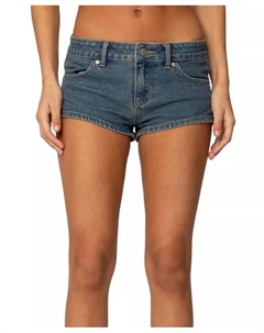 Женские джинсовые шорты Jagger с низкой посадкой, синий Edikted