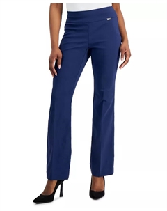 Узкие брюки с расклешенными штанинами и средней посадкой Petite & Petite Short, синий I.n.c. international concepts