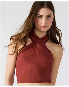 Женский укороченный топ-бюстье Winnie на запах, красный Steve madden