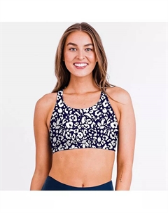 Женский спортивный купальный топ Racerback со съемными чашками, мультиколор Calypsa