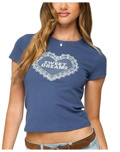 Футболка Sweet Dreams, синий Edikted