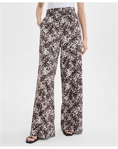 Женские брюки с принтом на резинке и широкими штанинами, коричневый/бежевый I.n.c. international concepts