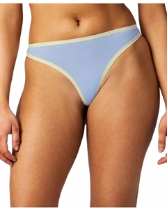 Женские хлопковые стринги с эффектом растяжки Body GPW00283, синий Gap