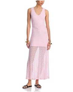 Тео Макси Платье с Цветочным Кружевом, розовый Steve madden