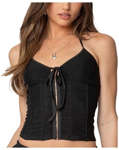 Райанн Корсет на завязках, черный Edikted