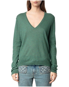 Свитер Rivy из кашемира, зеленый Zadig&voltaire