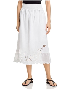 Кружевная юбка "Clem" со сборкой, белый Rag & bone