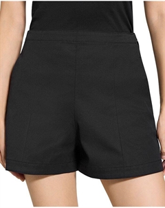 Хлопковые эластичные шорты чинос, черный Theory