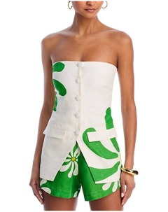 Милос Льняной Безрукавный Жилет, белый Cala de la cruz