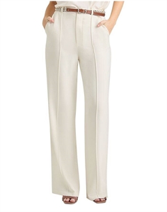 Брюки Ester с поясом из страз, слоновая кость/кремовый Cinq a sept