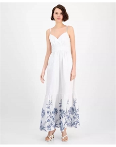 Женское платье Blanche Maxi, белый Guess