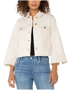 Вышитая куртка с рваным краем, белый Liverpool los angeles