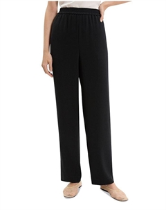 Свободные брюки на резинке, черный Theory