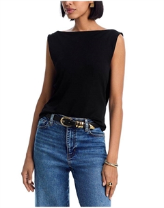 Облегающий топ Drape, черный Frame