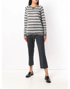 Свитер в полоску, серый Eleventy