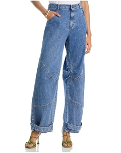 Джинсы Tre High Rise в темно-синем цвете, синий Steve madden