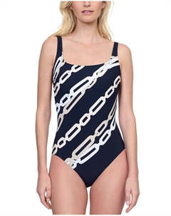 Классический слитный купальник One Piece, белый Gottex