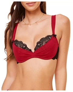 Женский бюстгальтер Push Up Demi Clairabelle, красный Adore me