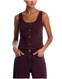 Джинсовый жилет Poppy, фиолетовый Rag & bone