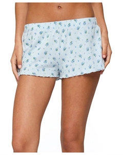 Шорты "Camden" с цветочным узором в технике пойнтеле, синий Edikted