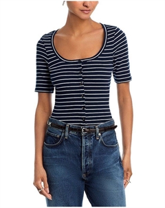 Топ Evette, синий Paige