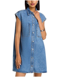 Безрукавное платье-рубашка, синий Frame