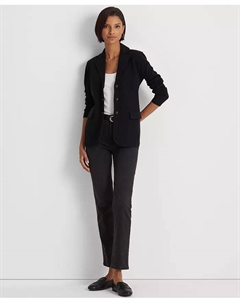 Женский вязаный блейзер, топ на бретелях с эффектом стрейч и джинсы прямого кроя Lauren ralph lauren