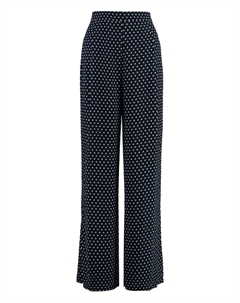 Прямые брюки в горошек, синий Michael michael kors