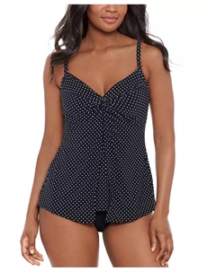 Женский топ-танкини Pin Point DD Loveknot, черный Miraclesuit