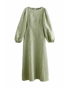 Длинное платье REGULAR FIT, зеленый Next