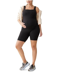 Короткий комбинезон для беременных, черный Ingrid & isabel