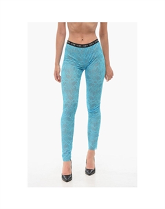 Леггинсы ICON из прозрачного кружева, синий Dsquared2