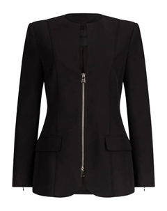Блейзер с застежкой-молнией, черный Liu jo