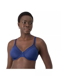 Один гладкий ультралегкий формирующий бюстгальтер с косточками 3439, синий Bali