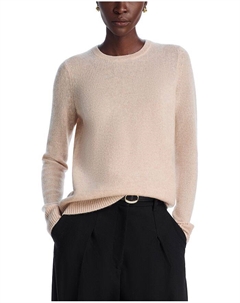 Свитер с круглым вырезом - эксклюзив, коричневый/бежевый C by bloomingdale's cashmere