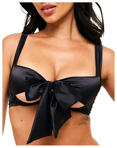 Женский бюстгальтер Gynger без косточек с чашкой 1/4, черный Adore me