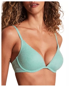 Женский бюстгальтер Maren Push Up Plunge с эффектом пуш-ап, зеленый Adore me