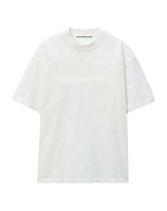 Футболка с логотипом, белый Alexander wang