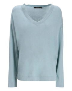 Футболка с V-образным вырезом, синий Weekend max mara