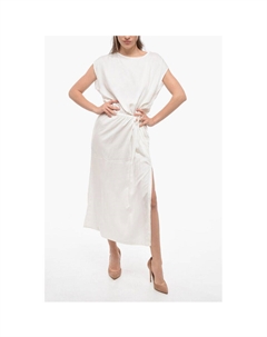 Платье макси из однотонного твила, белый Woolrich