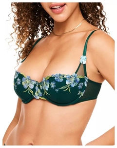 Женский бюстгальтер балконет Daphne Push Up, зеленый Adore me