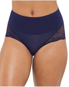 Кружевные трусики-хипстер Hi, синий Spanx