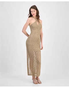 Женское макси-платье Cynthia Crossover Halter, мультиколор Guess