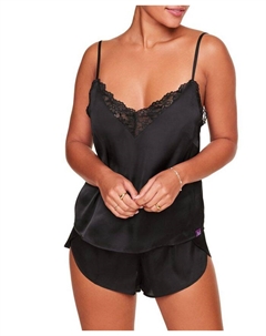 Женский комплект пижамы Linny: топ-ками и шорты, черный Adore me