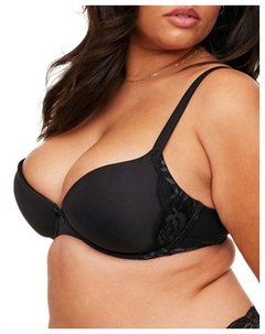 Бюстгальтер женский полного покрытия Plus Size Paxton с контурными чашками, черный Adore me