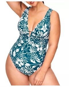 Купальник Plus Size Andria цельный, синий Adore me