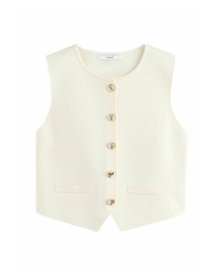 Жилет REGULAR FIT, кремовый Next