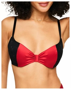 Женский бюстгальтер Eira Push Up Demi, красный Adore me